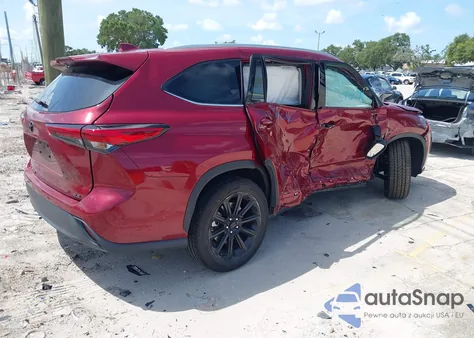 2022 Toyota Highlander Xle z USA, uszkodzony, nr VIN 5TDGZRAH7NS119827